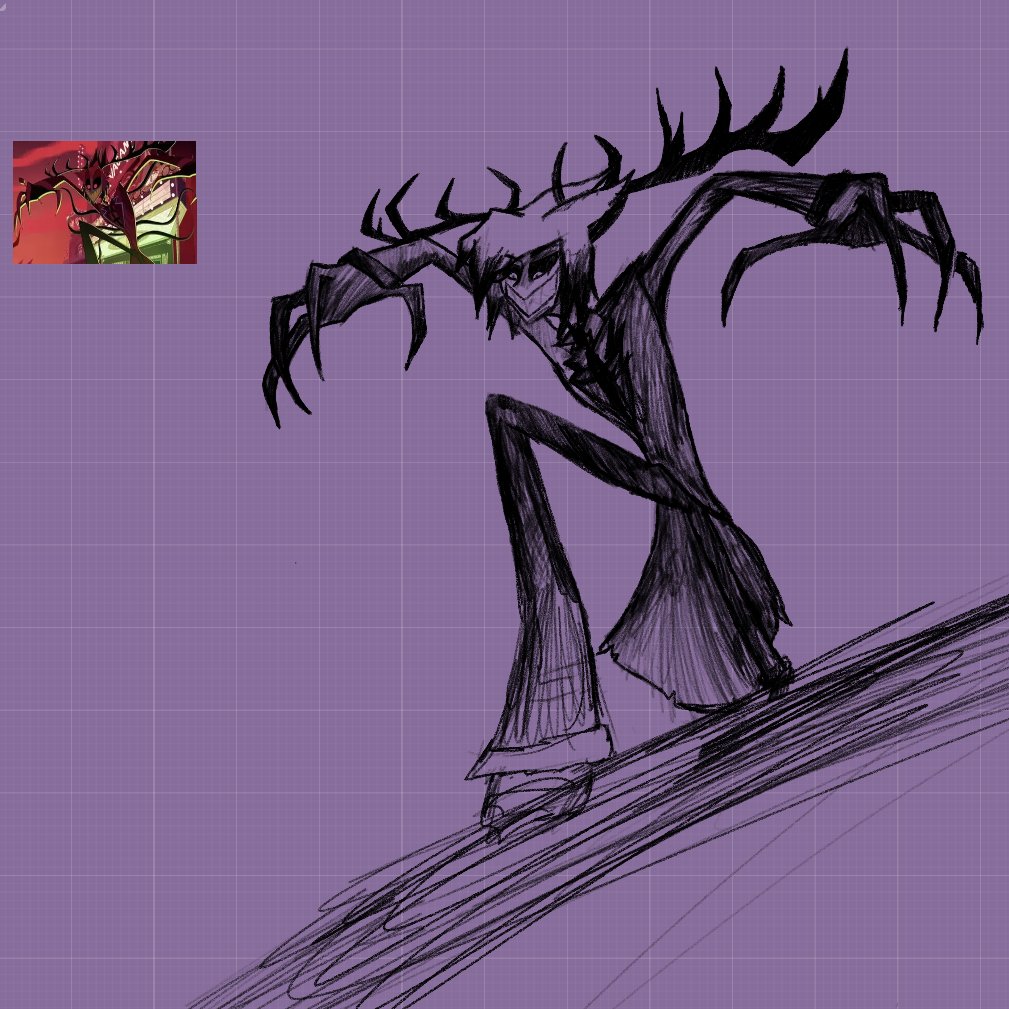 LordKaisy's tweet photo. A lil drawing I did of #Alastor https://t.co/TIUGRYghDi