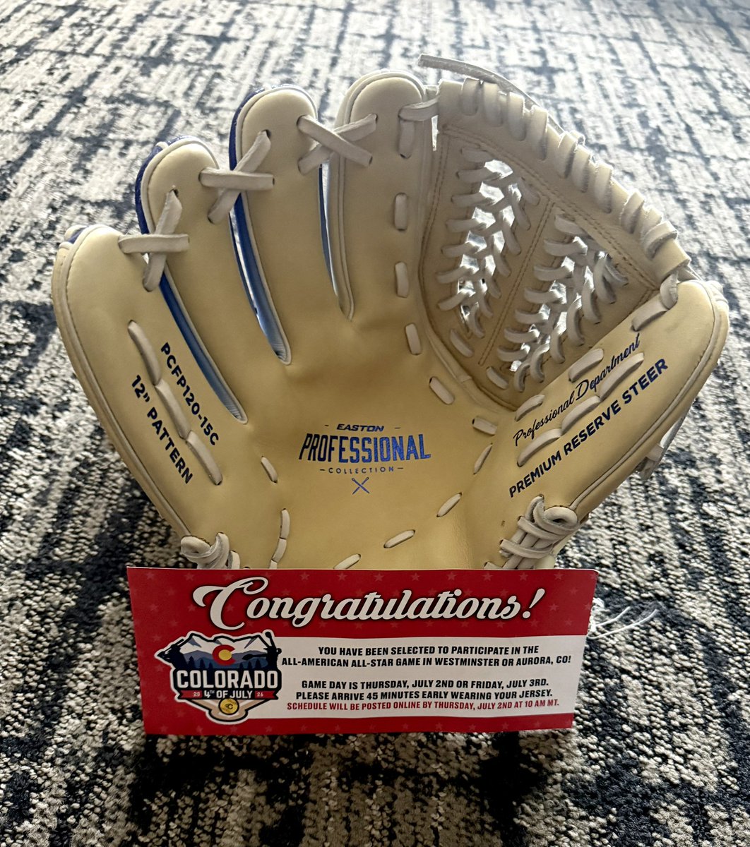 JFuller2029's tweet photo. 🥎🗻DAY 1 IN COLORADO🗻🥎
Today I had the Allstar game showcase and I pitched 2 Innings. I struck out 4 batters and also hit a double on top of that. At the end, I was selected to play in the all-American game too! I also got a new mit too. Cannot wait to start playing tomorrow with my team. Thank you to the college coaches who came to watch, and thank you to my parents for this great opportunity!
———————————————————
@CoastRecruits @INGatorsOezer
@CoastRecruitsSB
@ExtraInningSB @LineDsoftball @PrepSoftball @clemsonsoftball @KatieRepole @jordynrudd63 @rittmanjohn @AlabamaSB @PurdueSoftball @PGFnetwork
@USASoftball @gatorjack72
@SBRRetweets
@UACoachMurphy @CoachMFrezzotti
#colorado #sparkler #tournament #softball