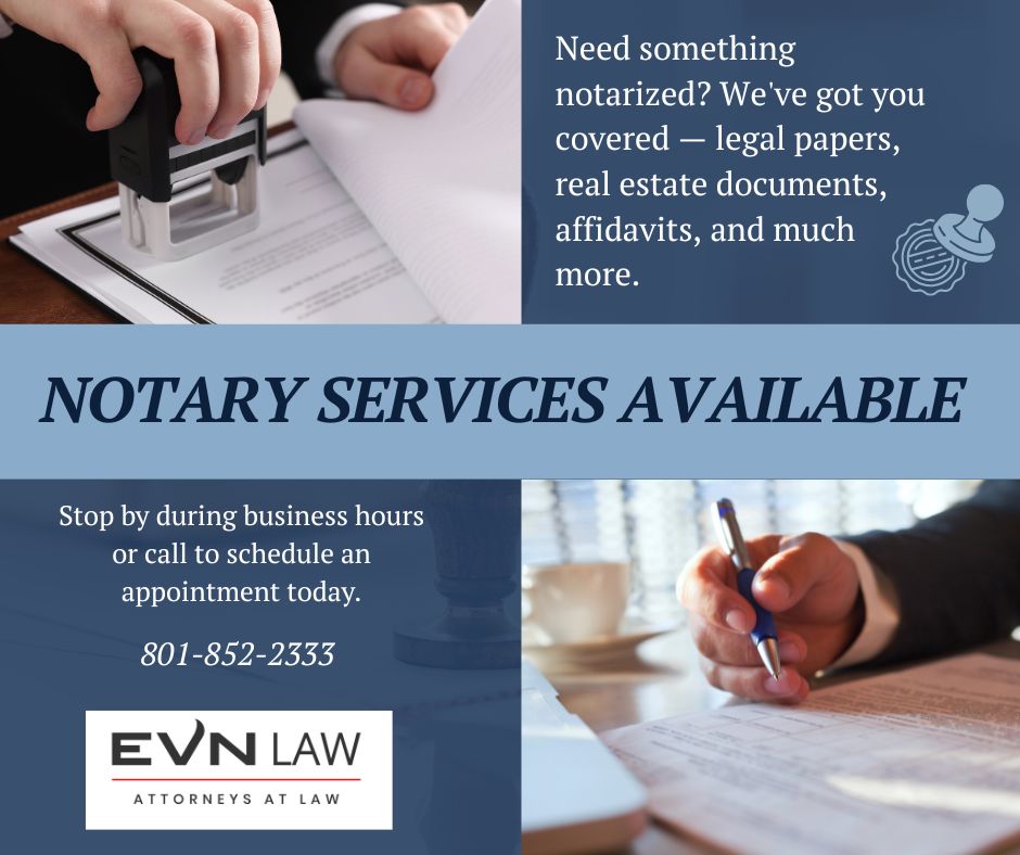 EVNLawUtah's tweet photo. ๐๏ธNotary Services Available๐๏ธ
Call our office today to schedule an appointment or stop by during business hours.
#powerofattorney #medicalpowerofattorney #medicalhealthdirective #notary #notarypublic #notaryservice #willsandtrusts #advancedirective #estateplanning #EVNLaw https://t.co/cYrraKnWCi