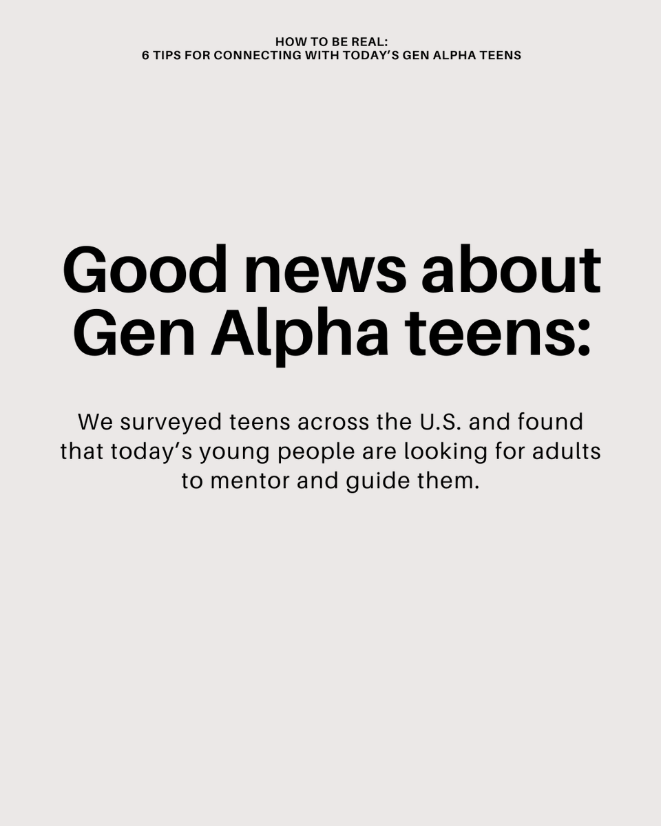 KPowellFYI's tweet photo. What if the thing Gen Alpha teens most need from you has very little to do with your curriculum, your programs, or your cultural relevance?

New Gen Alpha research from our team at the @fullerFYI uncovers what actually builds trust with today's teens.

https://t.co/k0ZUWHvdqD https://t.co/YuAC8V1Te0