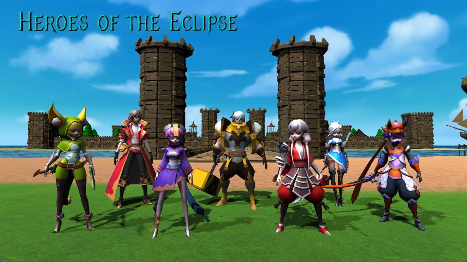FierroStudios's tweet photo. Heroes of the Eclipse is now available on Steam. Select your hero, your knight, your battle formation and fight! #IndieDev #SteamLaunch #RPG #IndieGameRelease Get it here https://t.co/sszy3ut6C5 https://t.co/LxeP5nvOan