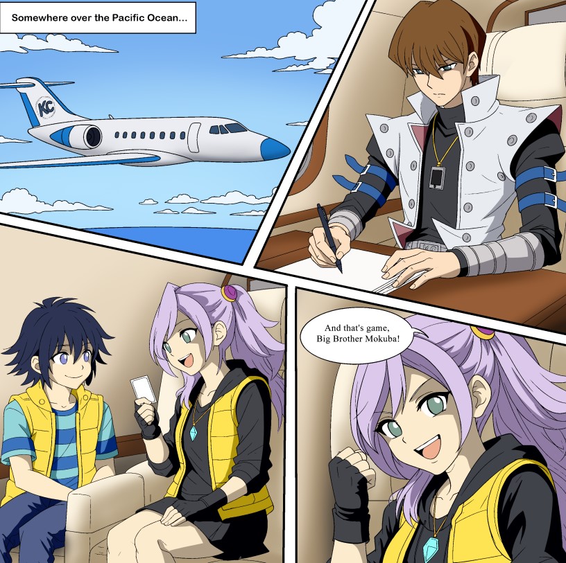 robin_jms's tweet photo. Somewhere over the Pacific Ocean... the journey begins. 
A quiet flight before everything changes.
#VGen #VGenComm #Vgencode #YuGiOh #SetoKaiba #Anime #Manga #Comic #ComicArtist #DigitalArt #FanComic #ArtistOnX #AnimeArt https://t.co/MAWtt0sPxR