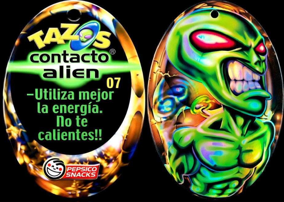 90Nostalgico's tweet photo. Tazos Contacto Alien 👽🛸 https://t.co/U1fT3ZoCTK