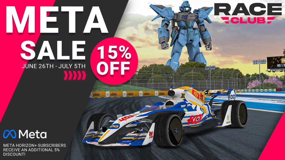 RACECLUB | Available NOW in EA for Meta Quest! tweet media