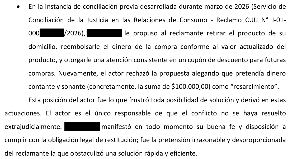 MNPicc's tweet photo. Abogado matriculado en 2003.
VEINTITRES AÑOS DE EJERCICIO.

Aun así, considera prudente contestar demanda usando como defensa relatar lo que habría sucedido en la instancia de Defensa del Consumidor.

Esto está prohibido por ley, y es sancionable por el tribunal de disciplina. https://t.co/PdBcSGtAWY