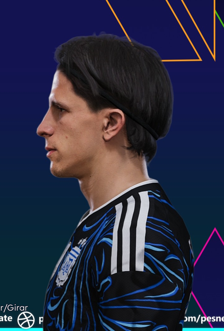 LugonesValentin's tweet photo. Les traigo la nueva face de Giuliano Simeone (ARGENTINA) con su nuevo look para Pes 2021 y Pes 2020.
Version Sider Y Cpk.
Creditos: by Valentinlgs10
Link: https://t.co/RyM6KQAat7 https://t.co/mQlnbEeZBQ