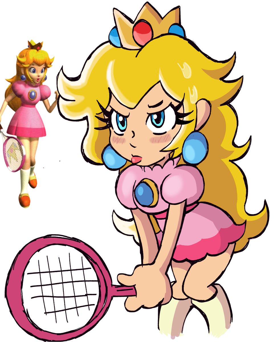 cosmicseternity's tweet photo. N64 mario tennis peach is the cutest thing ever https://t.co/LosNjGWwXC
