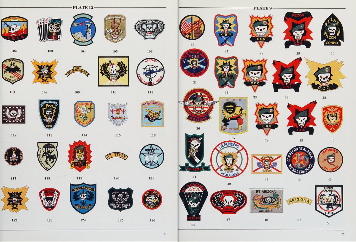 bao_t_nguyen's tweet photo. found this old book scan of elite/special forces insignia designs

macv/sog
republic of vietnam
cambodia 
taiwan
republic of korea https://t.co/3rHxWRpzV6