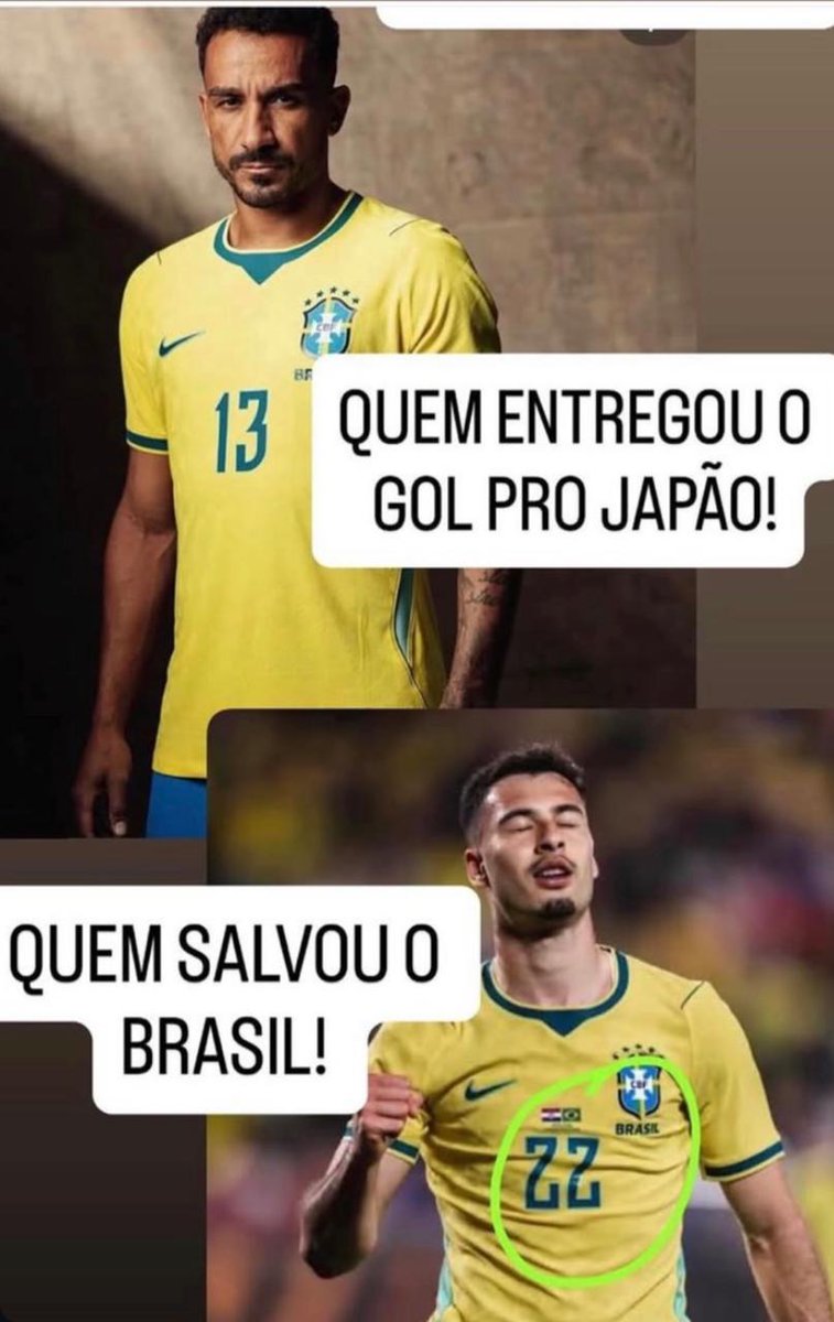 EVALDODIREITA's tweet photo. @BolsonaroSP Esqueceu de dizer que quem entregou o gol do Japão foi o 13 https://t.co/5gIk3lNVGL