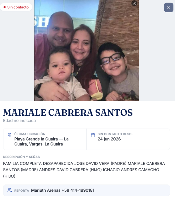 sazas's tweet photo. Esta familia completa sigue bajo los escombros del edificio Sol Marino Garden II Av. Norte de Playa Grande. AYUDA! https://t.co/KRMEs11h9k