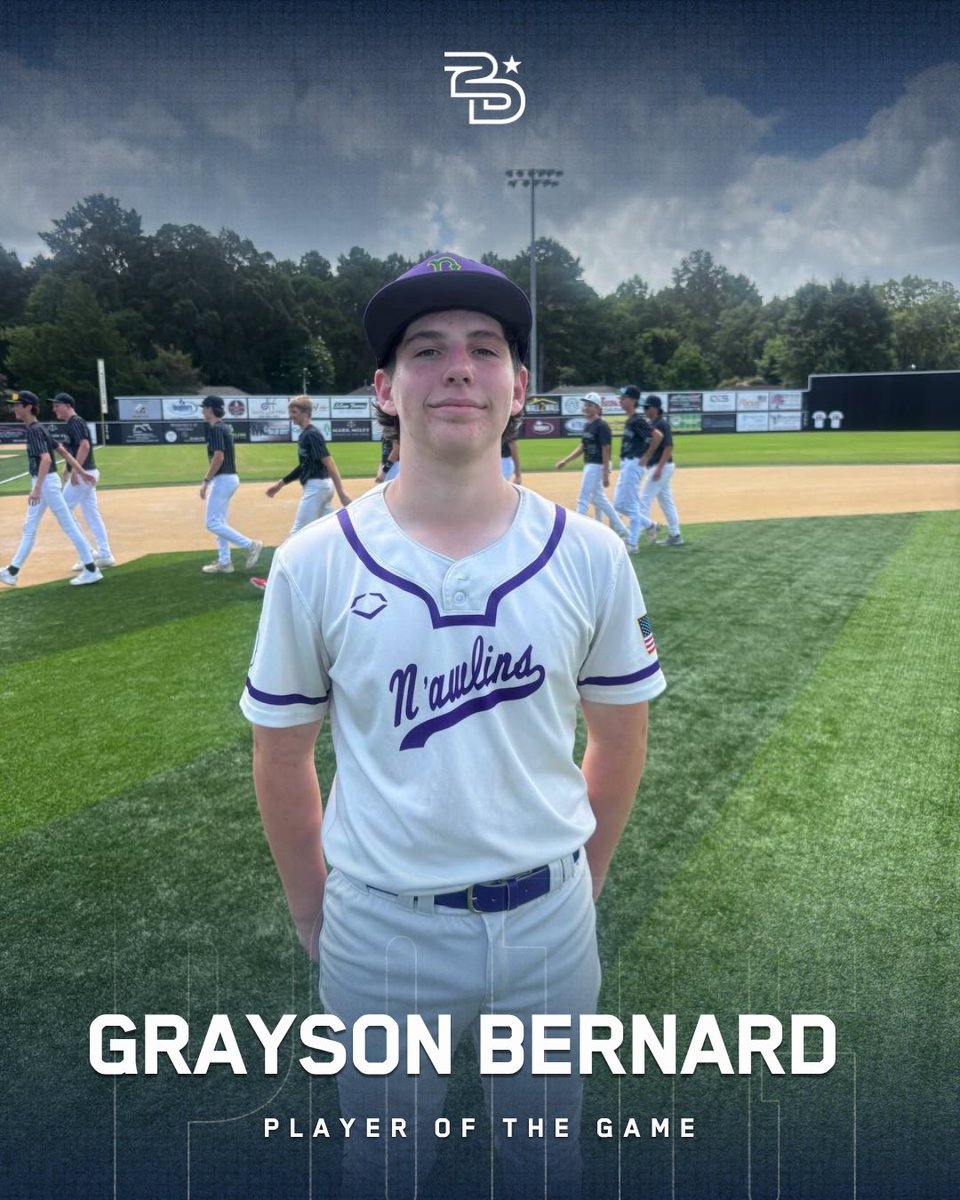 2DsportsbsbLA's tweet photo. ⭐️Player of the Game⭐️

Grayson Bernard

New Orleans Brass https://t.co/MH1gwgb7lL