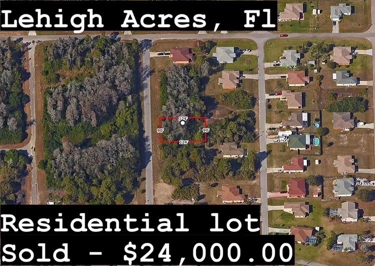arielramirezcre's tweet photo. A lot of people assume investing in real estate means buying a house, dealing with tenants, repairs, insurance, and everything that comes with it.

The truth is, sometimes one of the simplest ways to get started is with vacant land.
This lot just sold for $24,000. https://t.co/BKHhT9VhX1
