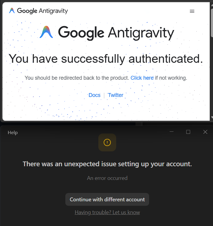 g_fariello's tweet photo. @antigravity, @GoogleDeepMind, @GoogleAI, @GeminiApp, @Google :

4 days, 6 bug reports, 3 support emails, 6 X/Twitter posts to @antigravity, Reddit and community posts and $600 later: 0 replies. 0 help. 0 support. Is this how you do customer service? https://t.co/YqcMiriYlU
