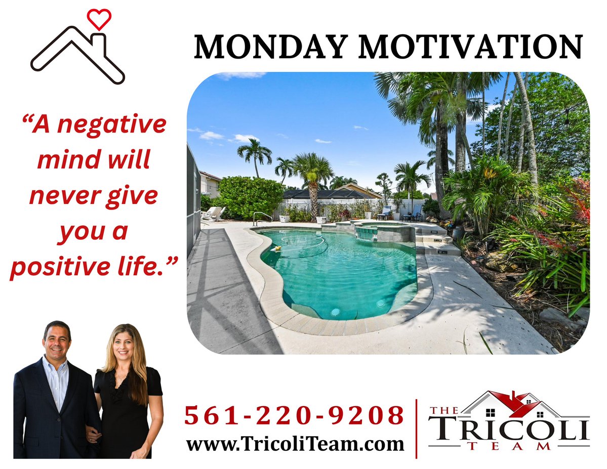 realtypalmbeach's tweet photo. Focus on progress, trust the process, and keep moving forward. ๐ชโจ
#MondayMotivation #RealEstate #RealtorLife #RealEstateAgent #FloridaHomes #Realty #MoveToFlorida #LivingInFlorida #SouthFloridaRealEstate #TheTricoliTeam https://t.co/FLHHlQH6KZ