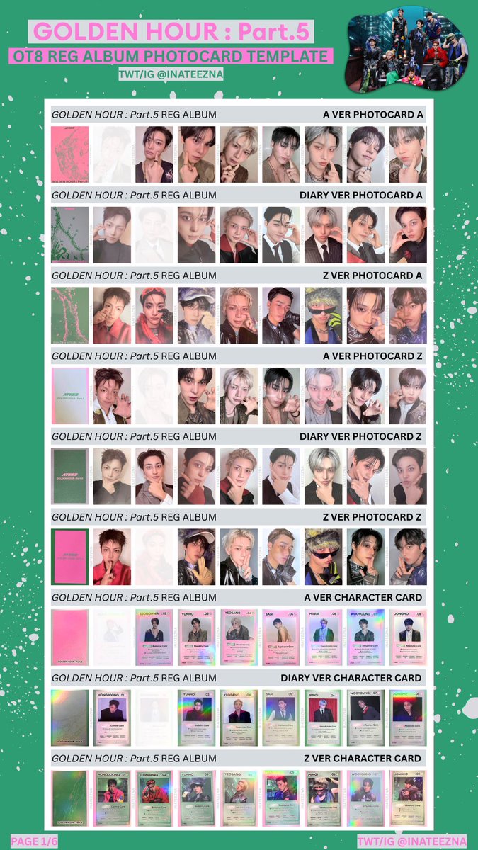 statiny8177's tweet photo. ATEEZ アチズ GOLDEN HOUR : Part.5 トレカ 封入 通常盤 DIARY 交換

【譲】ミンギ

【求】同種 ホンジュン ソンファ

郵送📮＞7/28ショケ・8/4.5.6ペンミ手渡し
検索よりお気軽にお声掛けください

#ATEEZ交換 https://t.co/XKMv5Nm9NW