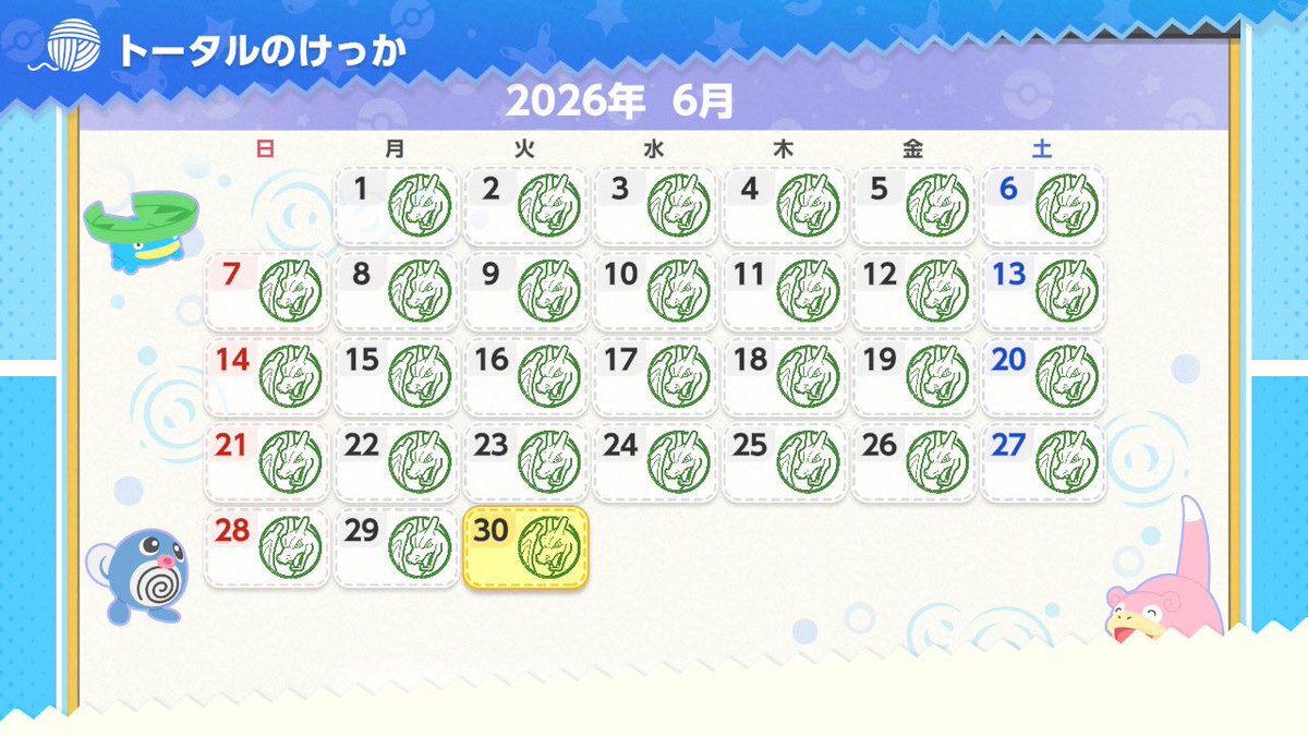 18naetoru's tweet photo. 6月コンプリート！！
もう少しで365日達成だあ

にしても、いやーまじで
三日坊主がここまで続いたもんだわ https://t.co/FVyK4O2GDD