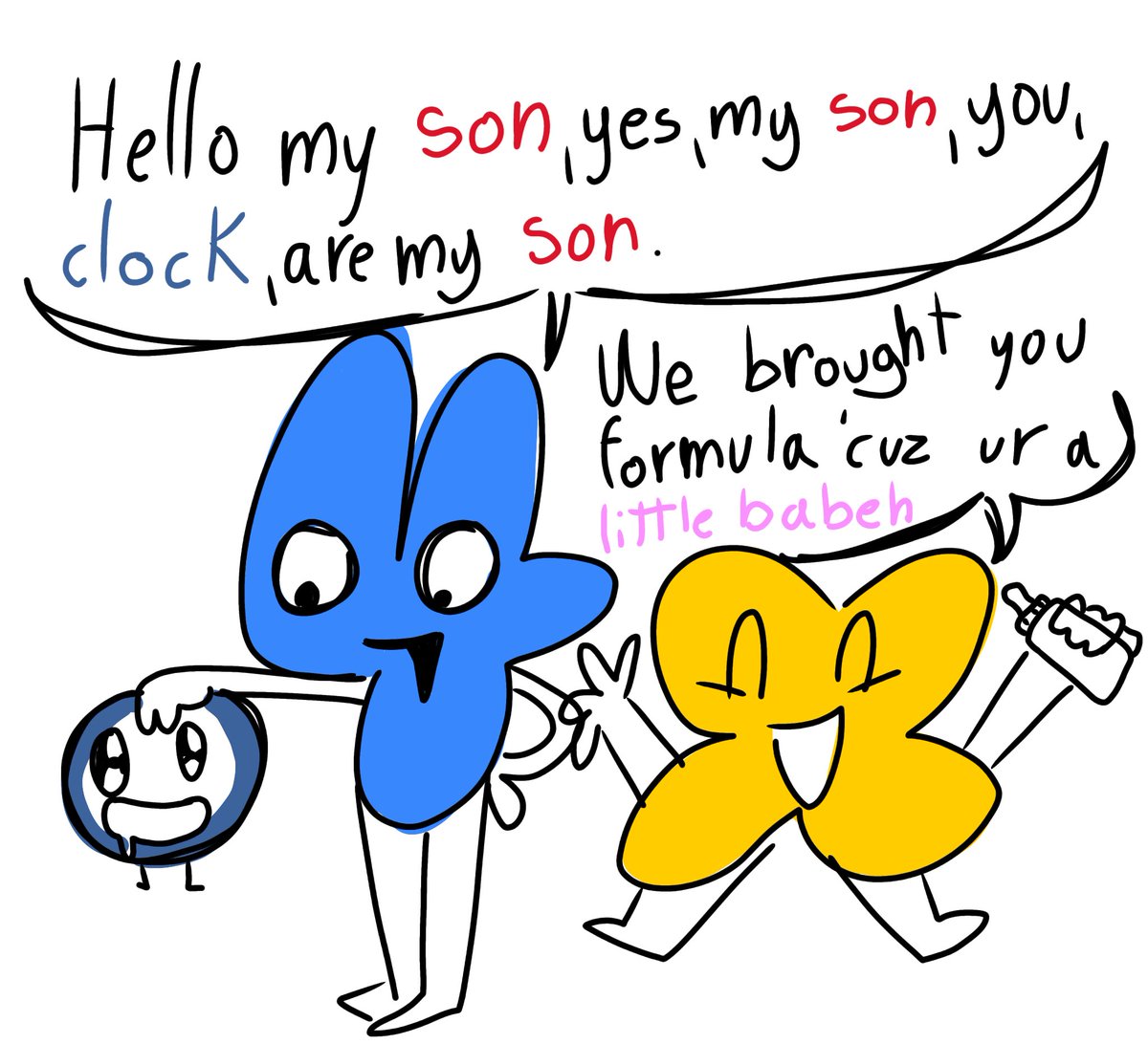 NovaParanoia's tweet photo. Don't cry kris, nova's got enough fourclockx family slop to feed you your entire life, tiktok, bring over more clock mischaracterization slop! The boy's hungry!/ref https://t.co/Gi58HvAhYO