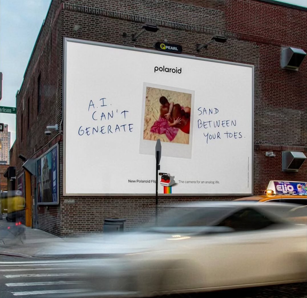 Crypto_Mags's tweet photo. I have to hand it to Polaroid, these ads are clever marketing https://t.co/p91Qp34LVS
