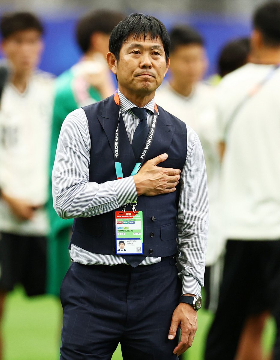 demarkesports's tweet photo. Hajime Moriyasu: "Taraftarlarımıza galibiyet armağan edemediğimiz için üzgünüm. Teknik direktör olarak yeterli olamadığım için herkesten özür dilemek istiyorum." https://t.co/pOyVSMYaKW