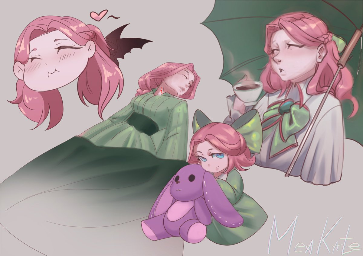 Mea__Kate's tweet photo. I just came up with a character.
She was originally a designer who used magic to control toys, but then she also became a vampire.
#Sketch #vampire #adopt #toyhouse 
You can find it in my https://t.co/0vT1xls7Sn https://t.co/IGJIgBN9ue