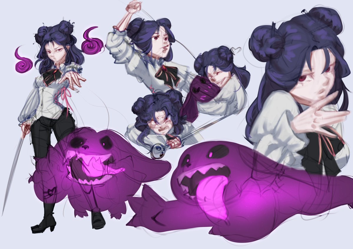 Mea__Kate's tweet photo. I just came up with a character.
She was originally a designer who used magic to control toys, but then she also became a vampire.
#Sketch #vampire #adopt #toyhouse 
You can find it in my https://t.co/0vT1xls7Sn https://t.co/IGJIgBN9ue