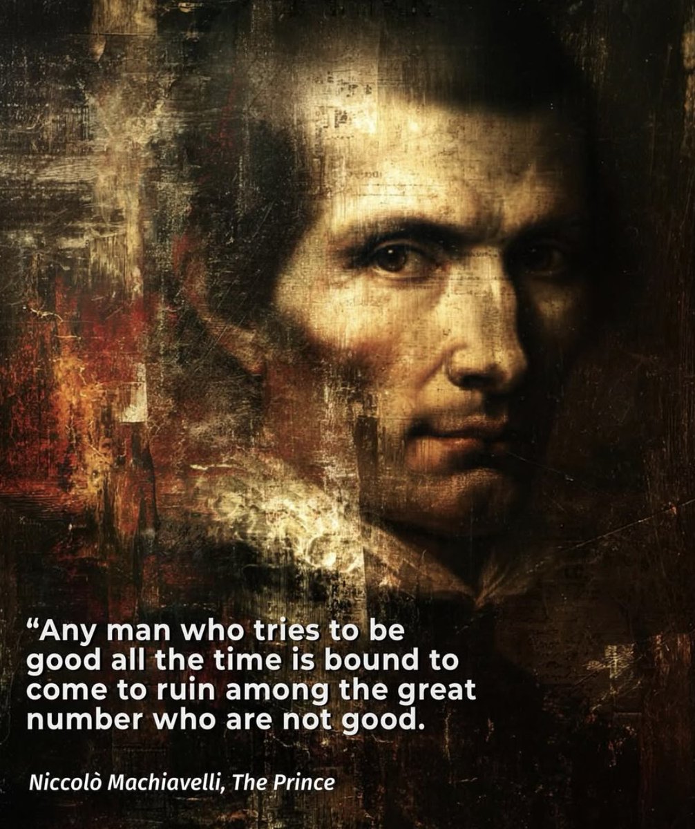 NiccoloDaily's tweet photo. Machiavelli at his finest. https://t.co/TTjal7q8pG