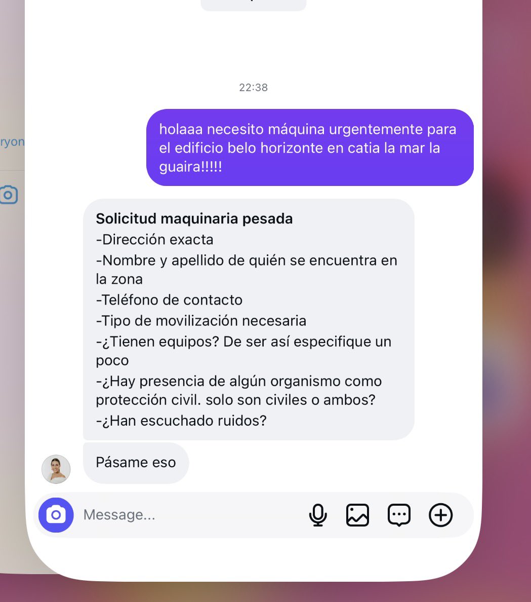 micheeeelle13's tweet photo. INFORMACIÓN IMPORTANTE🚨‼️

amigos, conseguí el contacto de una persona que puede hacer llegar legalmente máquina pesada a zonas que lo necesiten, pero necesito máxima organización y que me faciliten los siguientes datos por zona: https://t.co/QscI4XlOc5