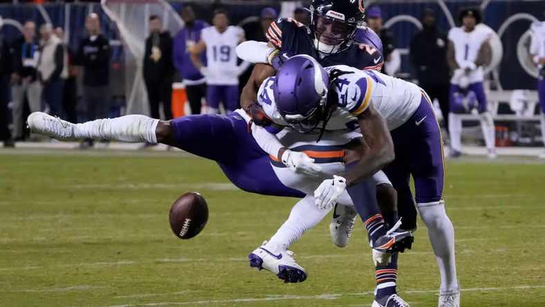 VikesVV's tweet photo. Don't sleep on Jay Ward this season...💤

Yes, #Vikings fans are hoping for one final curtain call from legendary Safety Harrison Smith. Whether that happens or not, I expect 4th year S Jay Ward to get a big opportunity early in the season.

Ward has played 3 years in Brian Flores' defense & will have be leaned upon even if Jakobe Thomas has a great camp. 

Last season, Ward only allowed 2 receptions for 39 yards in 96 coverage snaps. 🔥
#SKOL