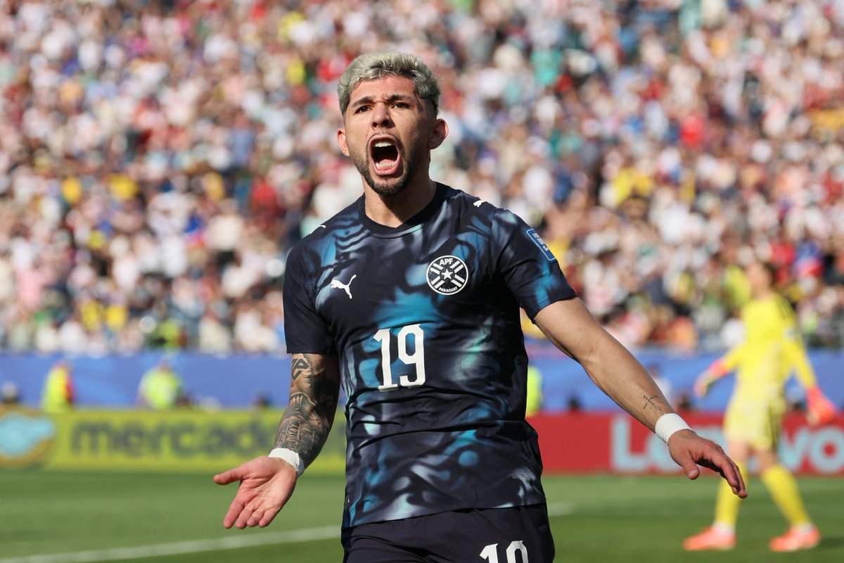 CONMEBOL's tweet photo. JULIO ENCISO ⚽️🇵🇾

#CopaMundialFIFA https://t.co/m0vwH0w8S2