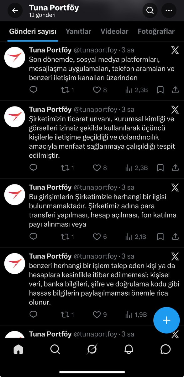 Ferhat_Borsa's tweet photo. @herhafta1hisse Onaylanmış hesap da alamamışlar tek tek parçalı atıyorlar mesajları https://t.co/PH1yA74XDO