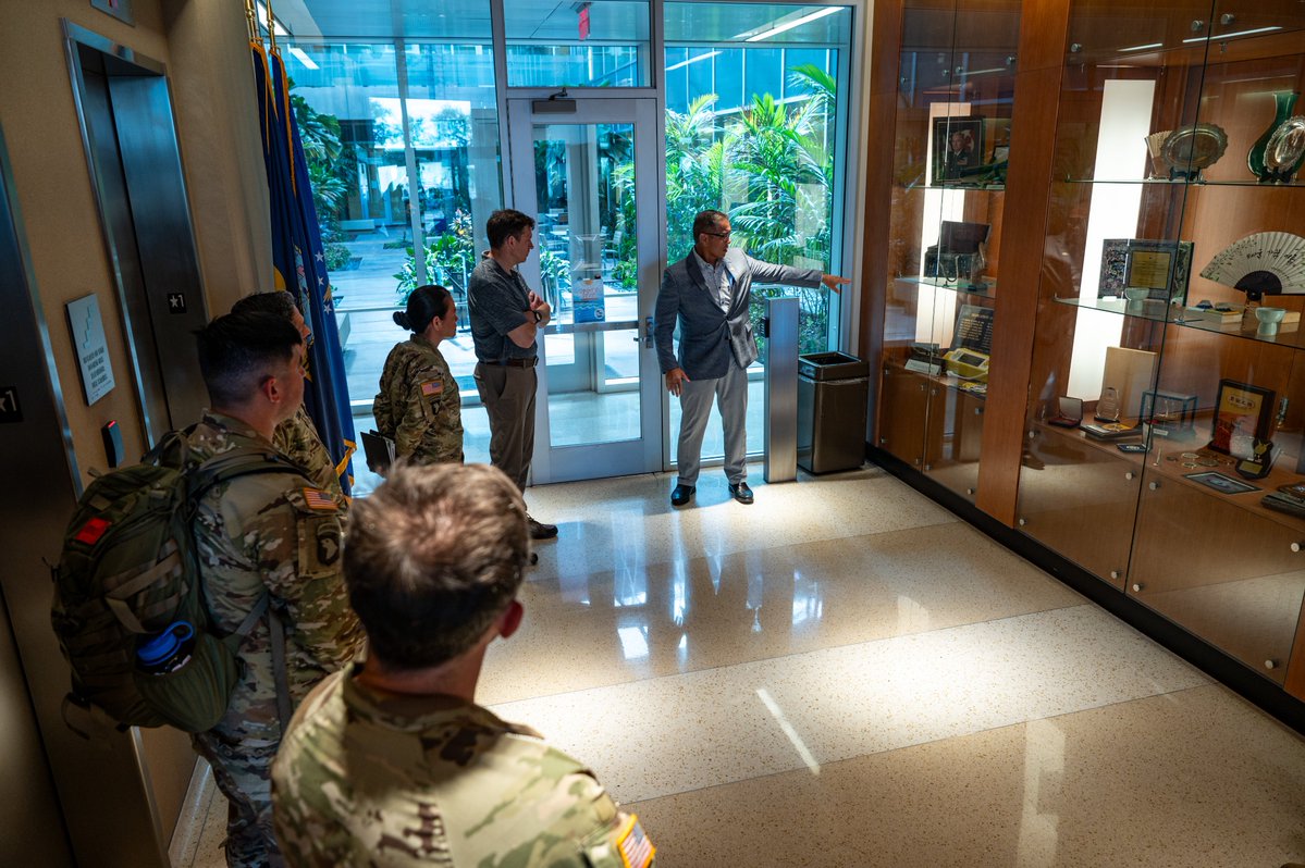 dodpaa's tweet photo. The Honorable Michael Obadal, Under Secretary of the Army, visited the Daniel K. Inouye DPAA Center of Excellence on June 26 for a firsthand look at the scientific and operational efforts behind DPAA's mission. https://t.co/CHjPTeAkND