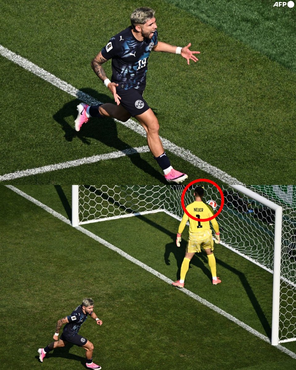 InvictosSomos's tweet photo. Y sí, por supuesto que Julio Enciso le iba a marcar a Alemania. Por supuesto que su PRIMER GOL en la Copa del Mundo iba a ser ante una potencia internacional. Por supuesto que se le iba a aparecer al legendario Manuel Neuer. Qué momentazo para La Joya, señoras y señores. ESTRENO SOÑADO.