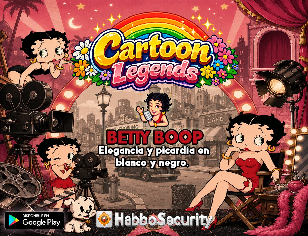 ESHabboSecurity's tweet photo. 📣Ya abrió el 1er. juego de nuestra #CartoonLegendsWeek: "Betty Boop"🎬 Las luces del cabaret se encienden y el espectáculo de Betty Boop está a punto de comenzar. Sin embargo, antes de que el telón se abra, deberás reorganizar el escenario alternando correctamente cada casilla entre blanco y negro hasta alcanzar la combinación exacta. Cada paso cambiará el tablero y un solo error podría alejarte del objetivo. ¿Podrás mantener el ritmo y dejar el escenario listo para la gran función? 📺✨➡️ https://t.co/LcYzlj70VN