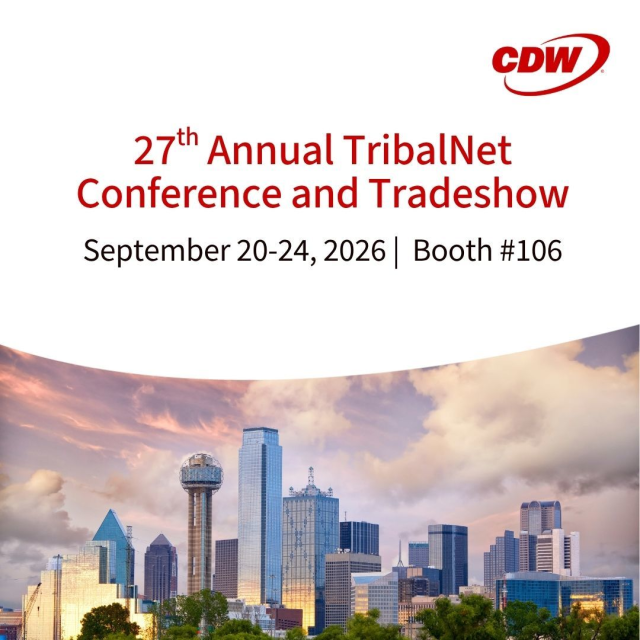 almostrealmx's tweet photo. What could the right technology partner unlock for your organization? Visit @CDWCorp at booth 106 during TribalNet. Come start the conversation and explore new possibilities with us. https://t.co/AB92oRCrKm https://t.co/34jmGuIJK3