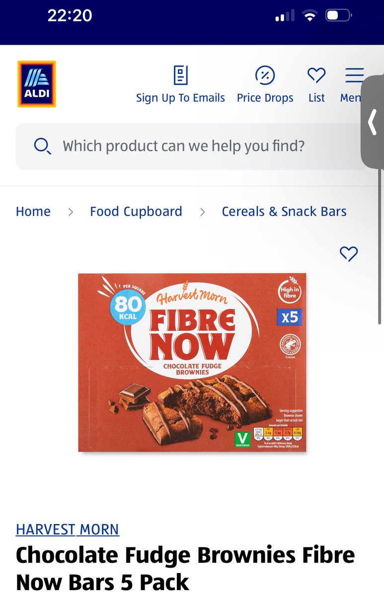 James_Steins's tweet photo. @ashleybits Aldi does some nice fibre bars homie https://t.co/RWFrtJXAKO