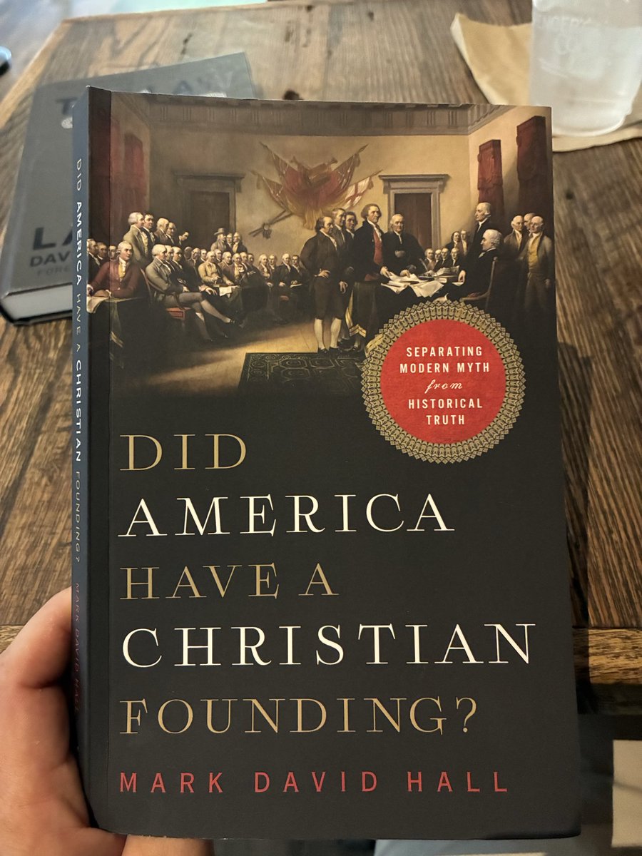 EricSalmons3's tweet photo. People think you’re just talking about 10 or 12 guys when you say “America was founded as a Christian nation.” 

When you do the reading you’ll see that it was more like everyone. Especially the government throughout the colonies during the 1600-1700s. We are a Christian Nation. It’s time to take it back.