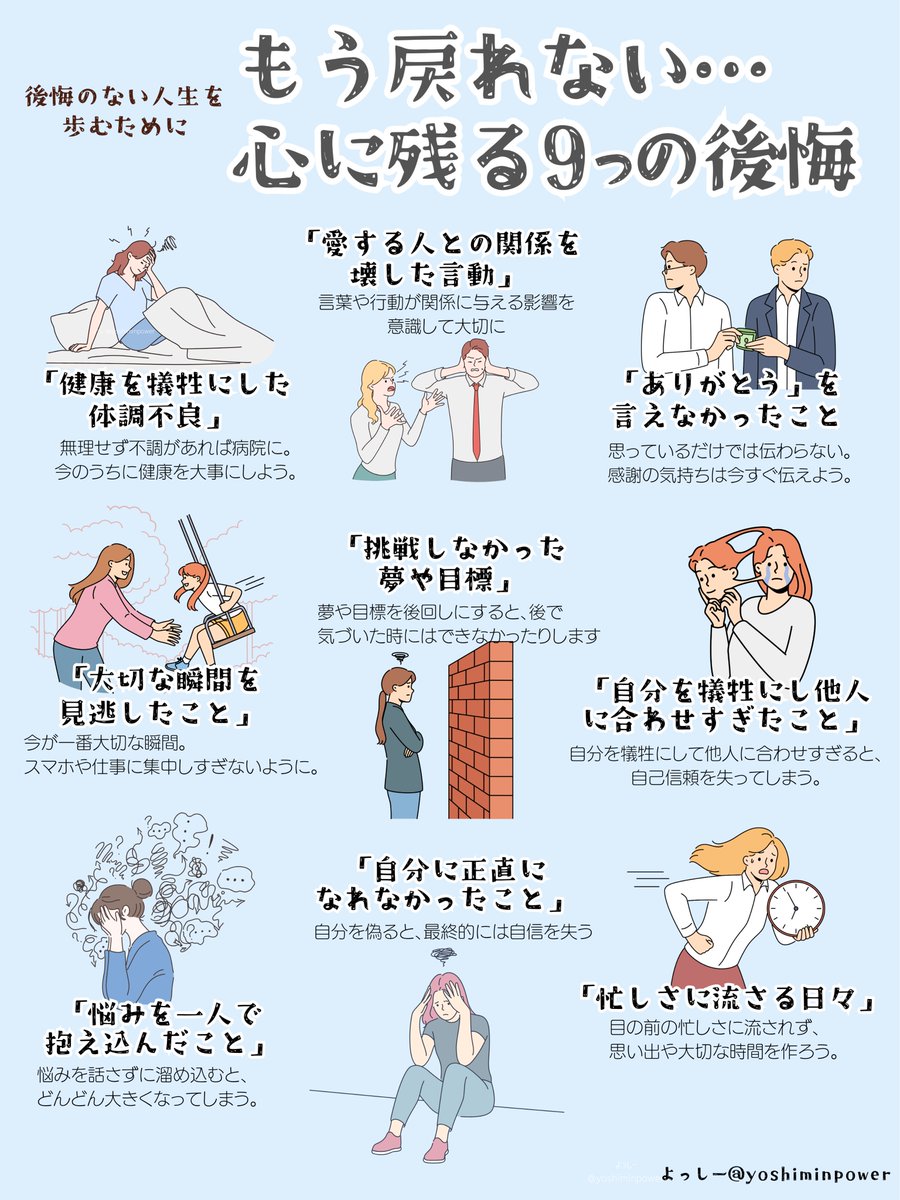 よっしー｜ごきげん思考の育て方 (@yoshiminpower) / Posts / X