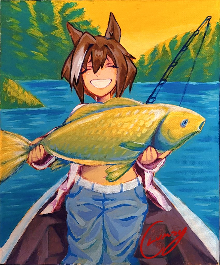 clumsy_pelua's tweet photo. After 3 days I finished this Cheval grand painting :3 

#umamusume #ウマ娘 #chevalgrand https://t.co/kIhcQ9sqMI