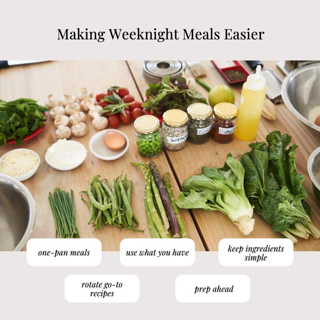 LivMico's tweet photo. Weeknight meals don't have to be complicated!

Consistency in the kitchen comes down to having a simple system rather than constantly trying new recipes. When meals are easy to repeat and adjust, it helps reduce decision fatigue.

What is your go-to weeknight meal? https://t.co/QyjBLSLEHk