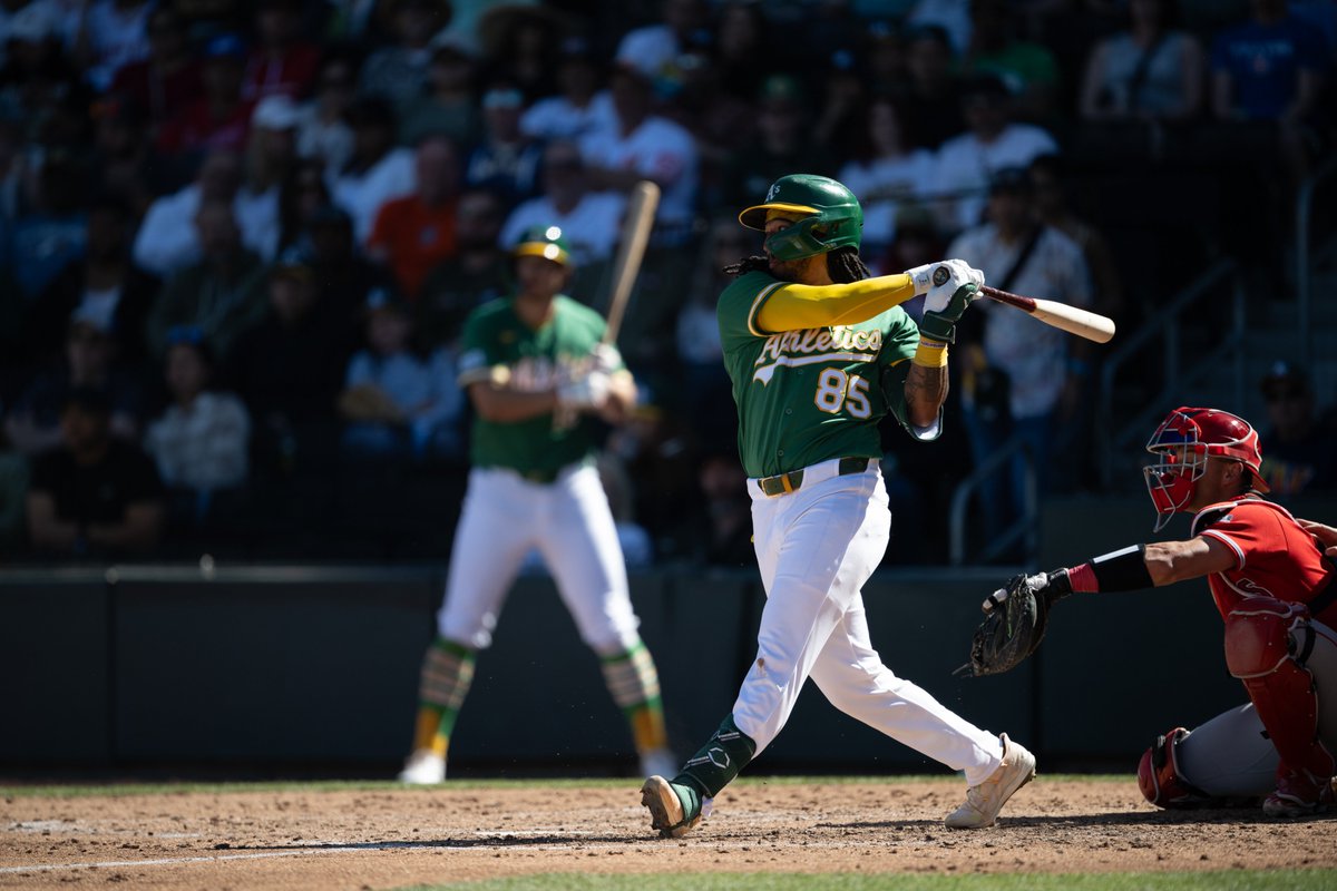 Athletics's tweet photo. Dreams really do come true 🥹 https://t.co/Sk53eySZYh