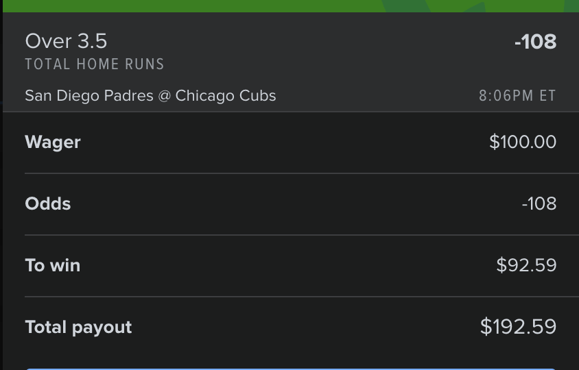 sloprules's tweet photo. This is by far the most fun bet we can possibly make tonight. Feels right. https://t.co/H5xGjwET7S