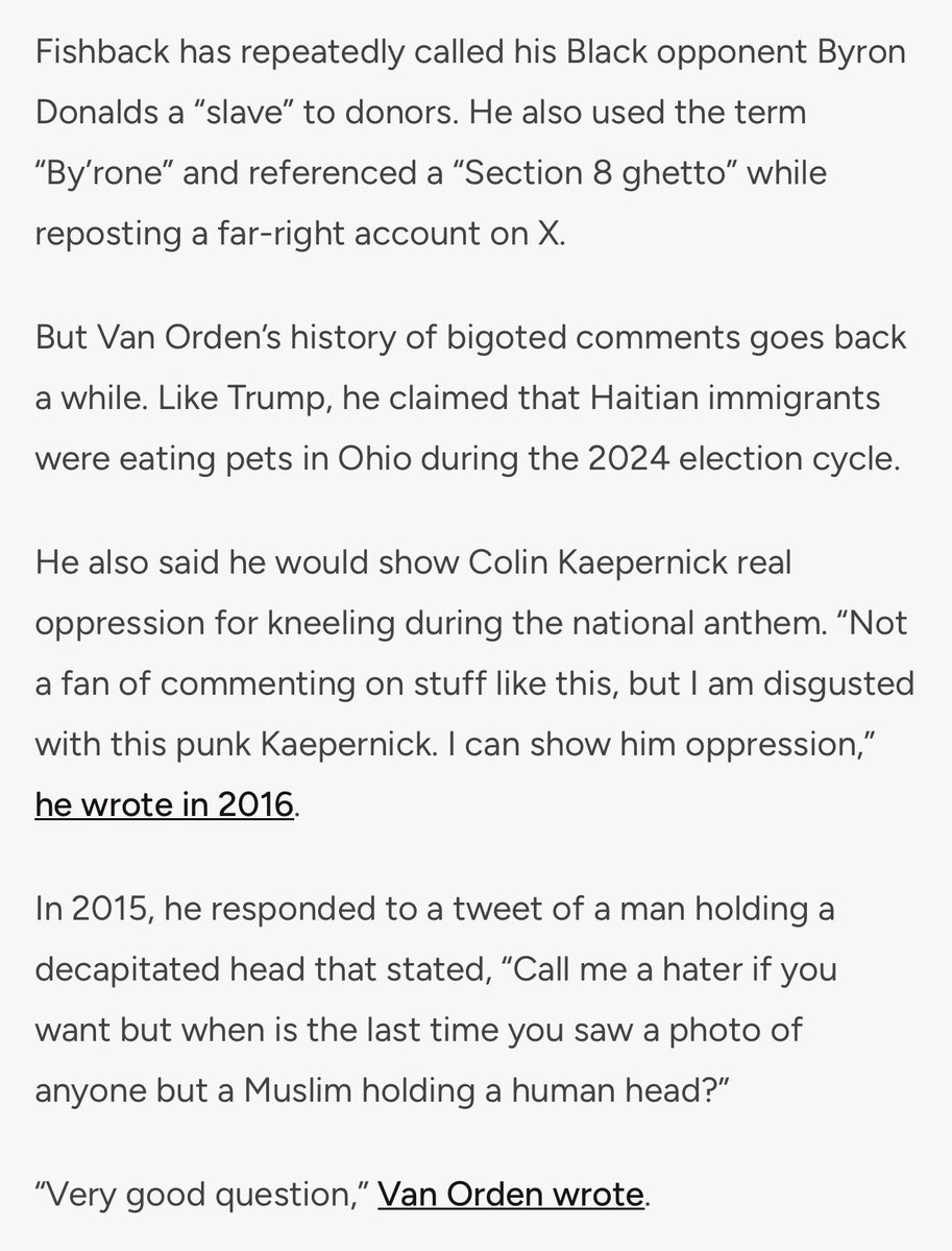 xhaleykingx's tweet photo. .@derrickvanorden’s Islamophobic and racist comments are absolutely disqualifying for a sitting member of Congress ⬇️⬇️⬇️

https://t.co/UVXUgT8NeA https://t.co/ztciZYURqX