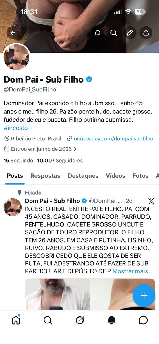 Dom Pai - Sub Filho tweet media