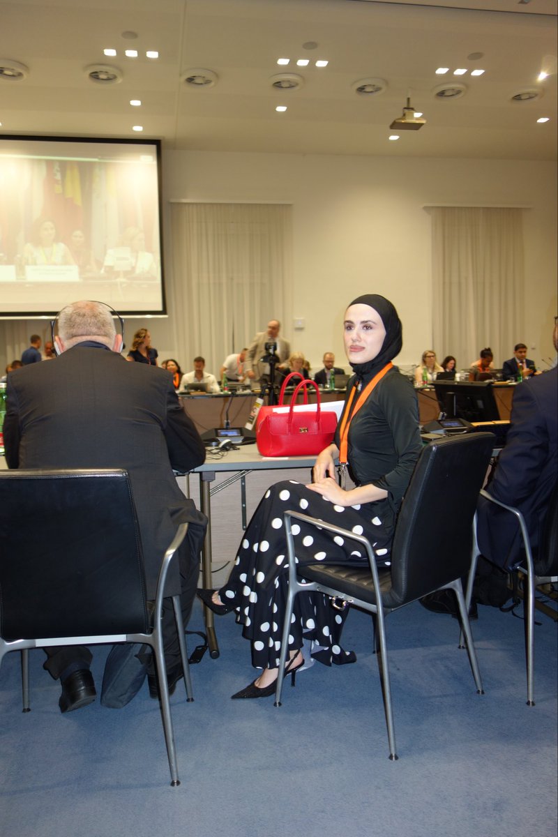 fs03121996's tweet photo. At the OSCE, I took the floor to speak about the persecution of Chechens by the Russian Federation, both within Chechnya and beyond its borders.

На заседании ОБСЕ я выступила с речью о преследовании чеченцев со стороны Российской Федерации как в Чечне, так и за её пределами. https://t.co/qwVxLE0cXC