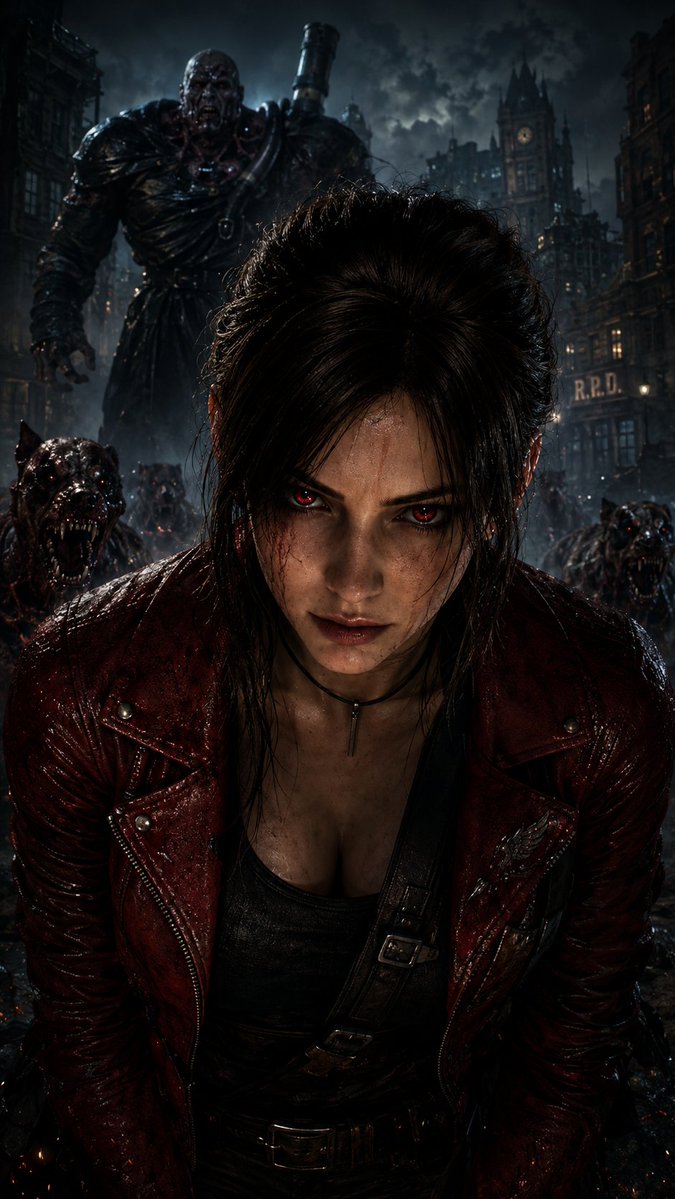 WaifuAI_Studio's tweet photo. Claire Redfield and  Leon S. Kennedy 

#residentevil #claireredfield #leonskennedy #biohazard https://t.co/zPWcDR9nDm