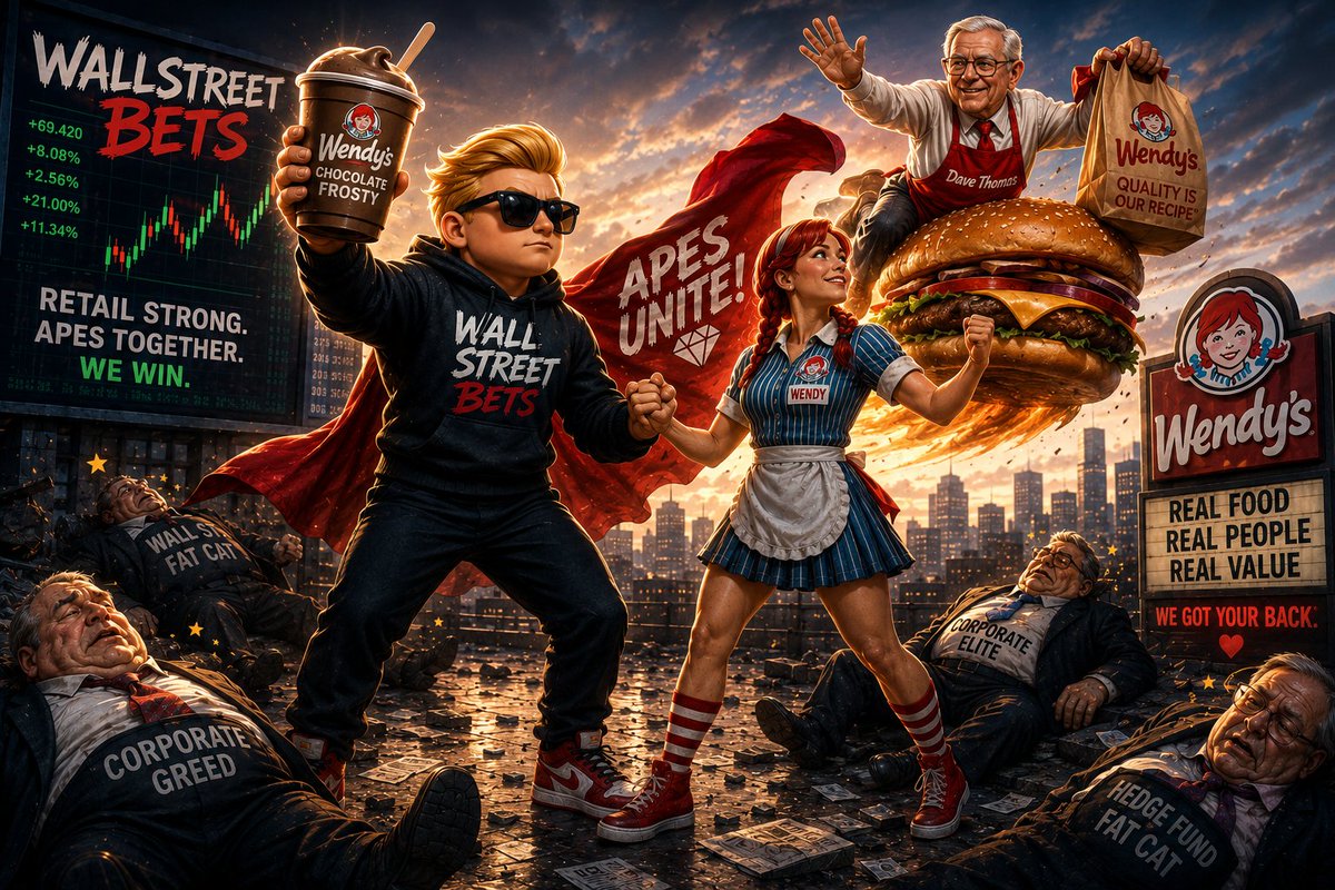 otcleads's tweet photo. $WEN | Ok Ape's, Wendy is back on her feet! Dave coming in hot now to push her past $10.00 - Let's GO! Who's getting Wendy's tonight? @wallstreetbets @RoaringKitty It's TIME! https://t.co/zZawb1PtAs