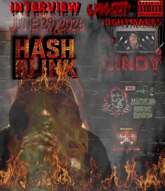 MaliceCooper's tweet photo. LIVE on air 5pm CST/CDT - Nightmares with CINDY - Interview 6pm - Thomas Sharrif  - HASH BLINK -   New Variety Music LISTEN HERE https://t.co/97amvfe3Cr Also on https://t.co/KsaUZ2v1Ql https://t.co/kQ0f6Qq4hc https://t.co/CWFMaGxtG6