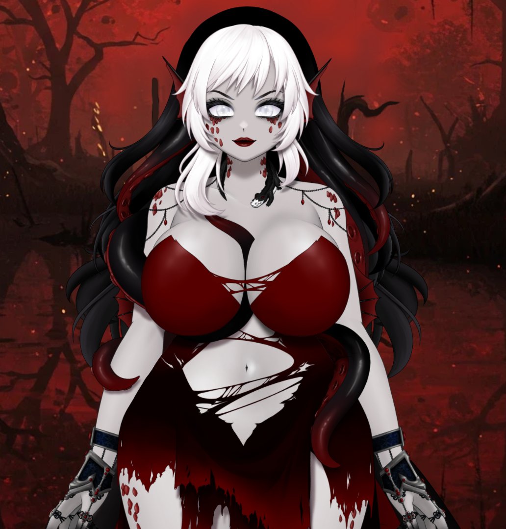 faetalVT's tweet photo. I should reintroduce myself. Hello, my name is Fae, short for Faetal. I am a Eldritch Swamp Witch, sometimes a bunny, sometimes a toilet, but always a bitch. Don't worry, I bite. https://t.co/KKhLIcutUv