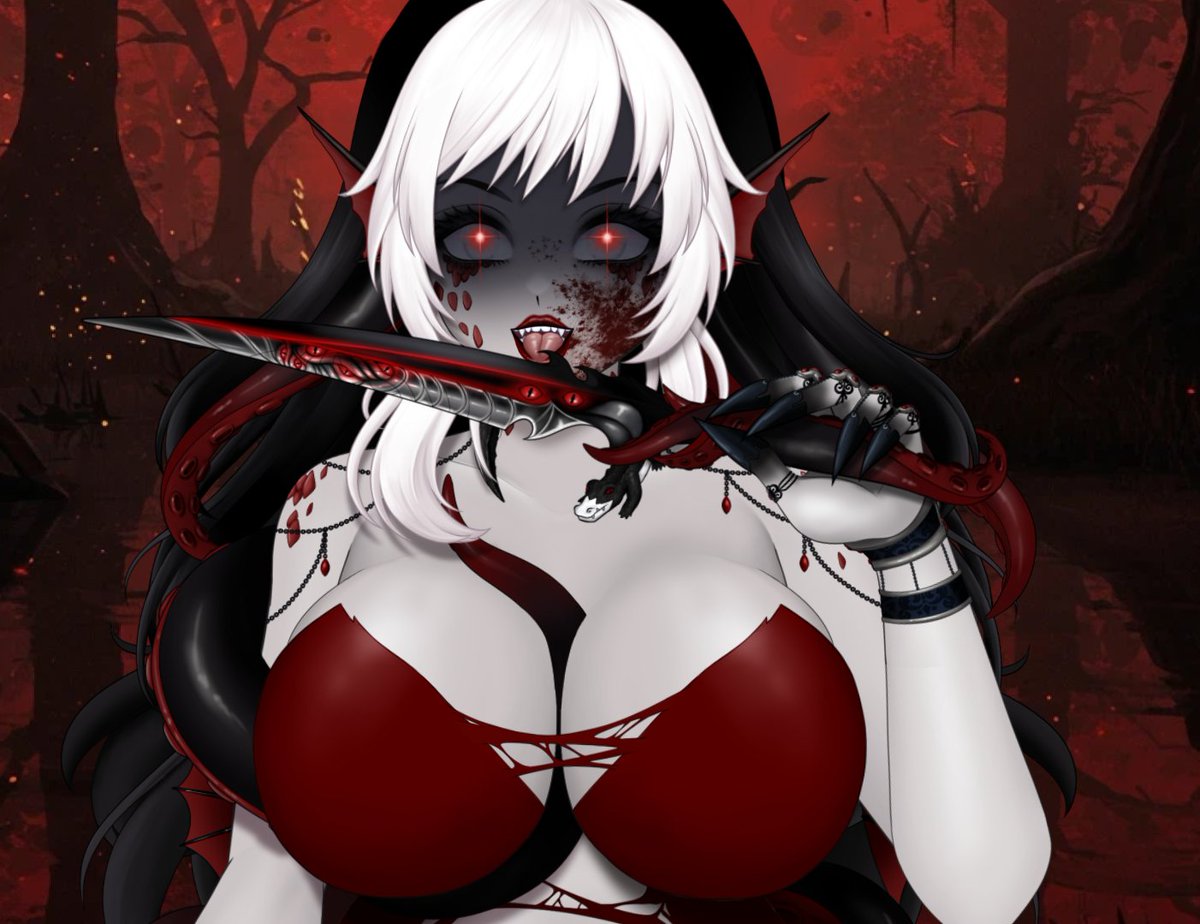 faetalVT's tweet photo. I should reintroduce myself. Hello, my name is Fae, short for Faetal. I am a Eldritch Swamp Witch, sometimes a bunny, sometimes a toilet, but always a bitch. Don't worry, I bite. https://t.co/KKhLIcutUv
