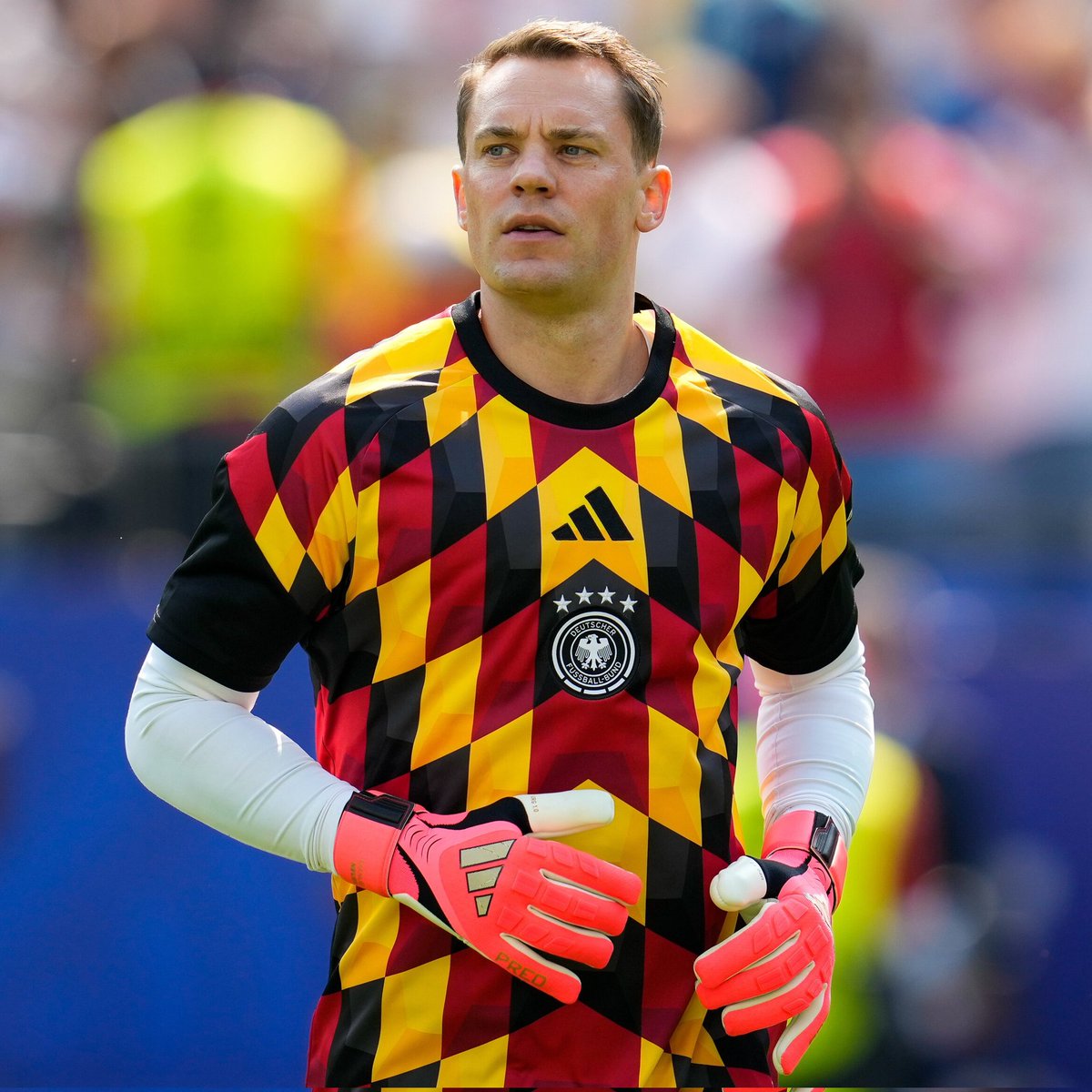 samies25's tweet photo. WHY REAP WHERE YOU DIDN'T SOW ? 

Whoever decided Neuer should be at the 2026 World Cup may have contributed to the  Germans struggle at this tournament.

A whole Germany has not kept a clean sheets since 2014 and have conceded in 10 consecutive world cup mathes. https://t.co/kXzc10dqs4